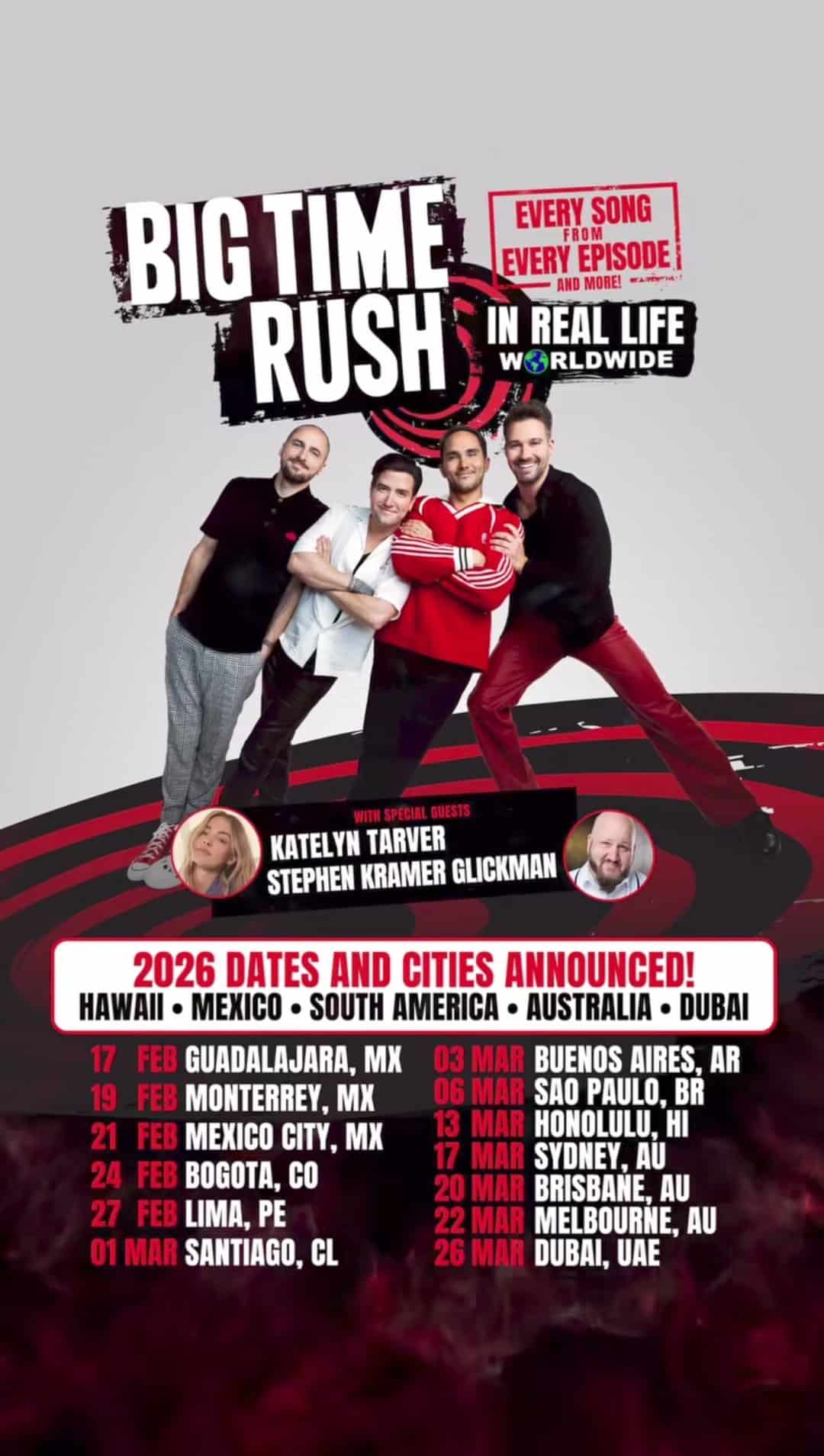 Big Time Rush en Santiago de Chile 2026