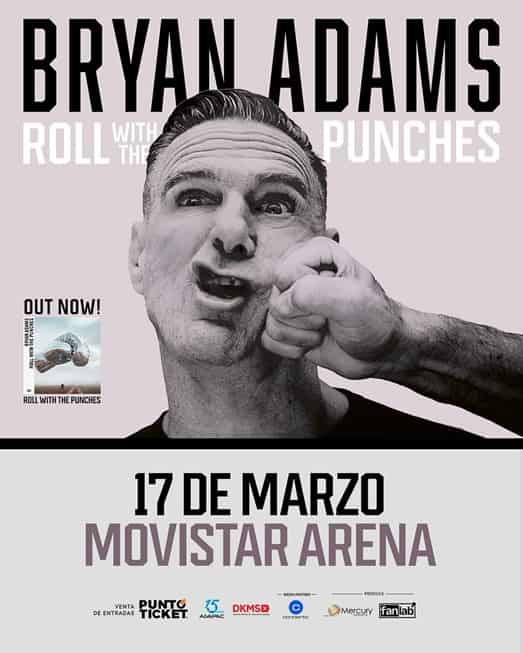 Bryan Adams vuelve a Chile con su gira “Roll With The Punches”