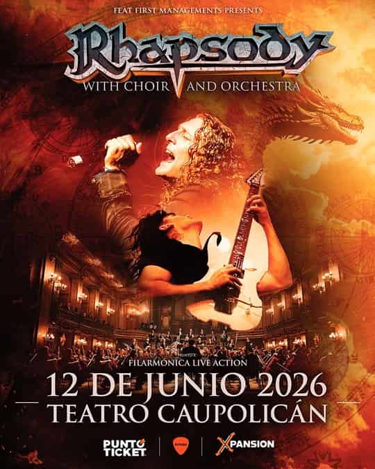 Rhapsody con Orquesta y Coro: el regreso más épico del metal sinfónico a Chile