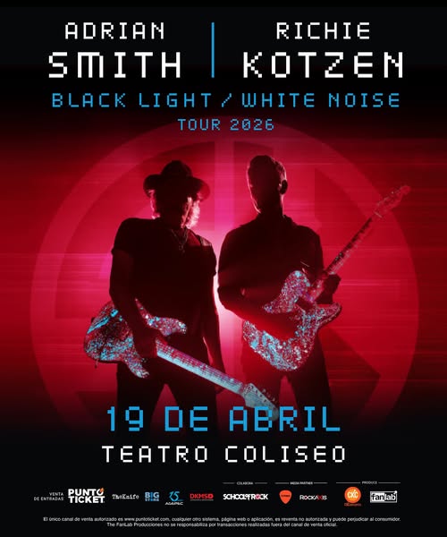 Adrian Smith y Richie Kotzen en Chile 2026