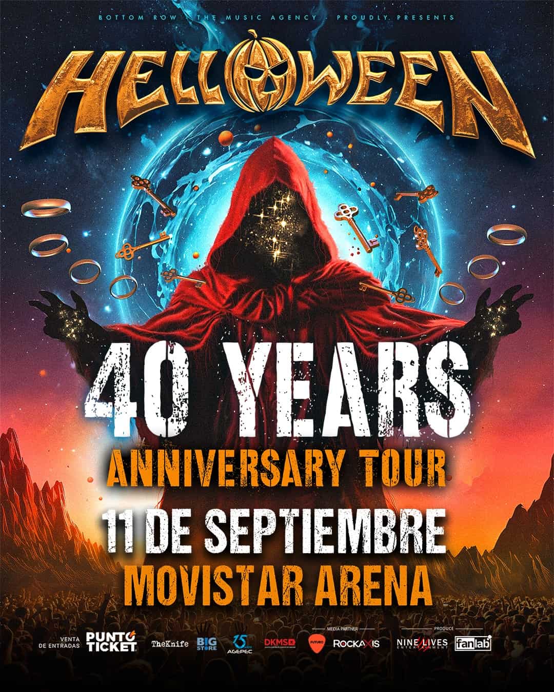 Helloween regresa a Chile en 2026