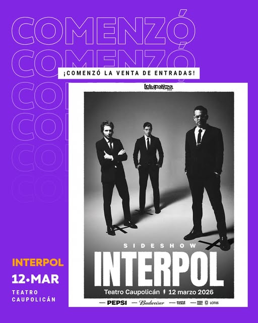 Interpol llega a Santiago en 2026