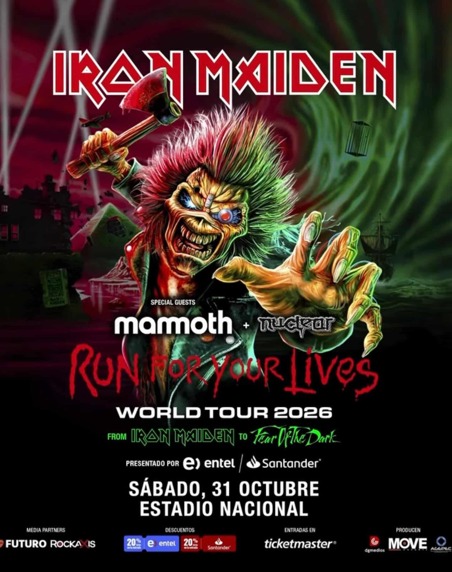 Iron Maiden en Chile 2026