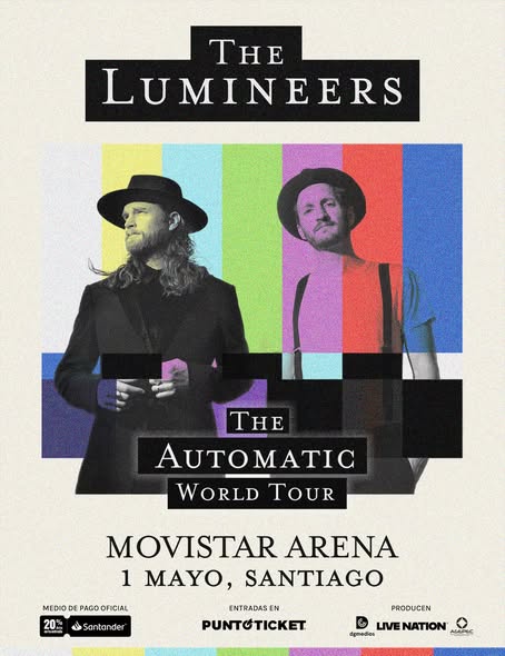 The Lumineers regresa a Chile con su Automatic World Tour 2026
