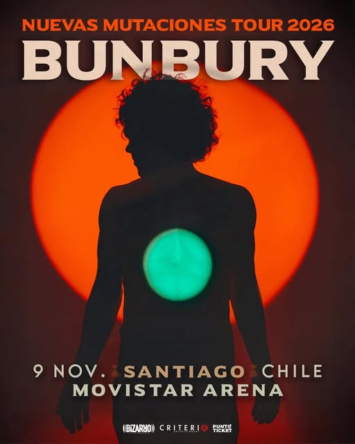 Enrique Bunbury en Santiago de Chile 2026