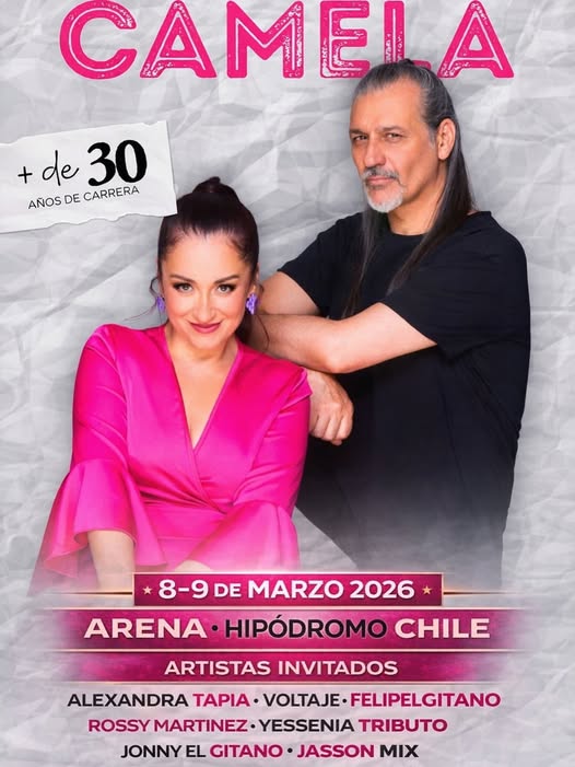 CAMELA REGRESA A CHILE : PARA REVIVIR UNA HISTORIA DE AMOR CON LA MÚSICA