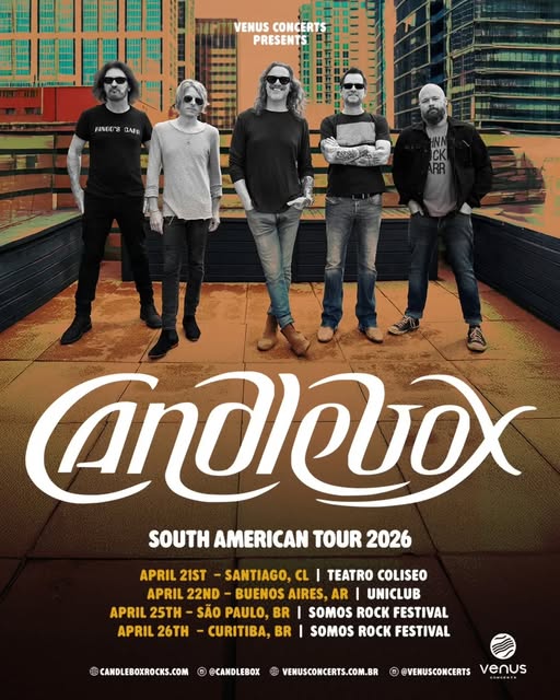 Candlebox confirma show en Santiago de Chile como parte de su South American Tour 2026