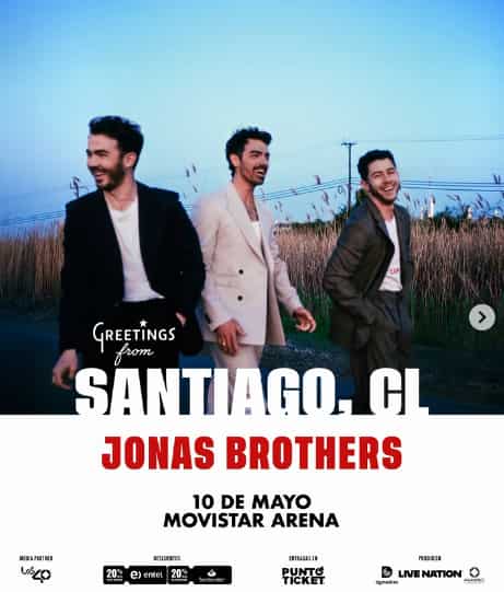 Jonas Brothers en Santiago: el regreso más esperado a Chile