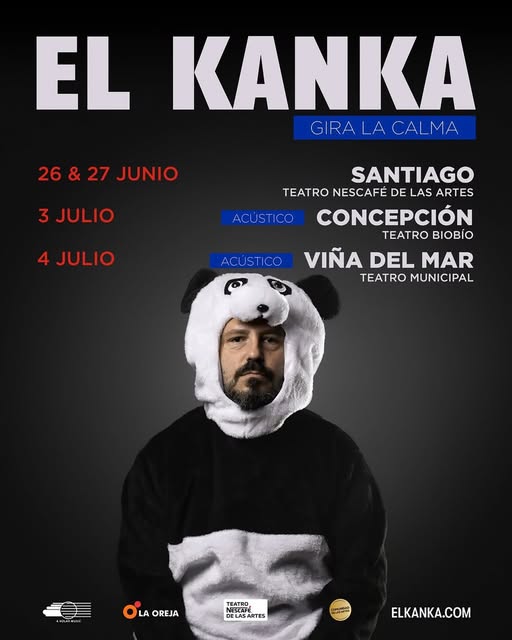 El Kanka regresa a Chile con “La calma”: tres ciudades, seis noches de emoción y canciones honestas