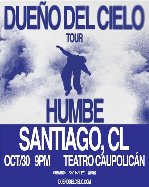 Humbe llega a Chile con “Dueño del Cielo” al Teatro Caupolicán