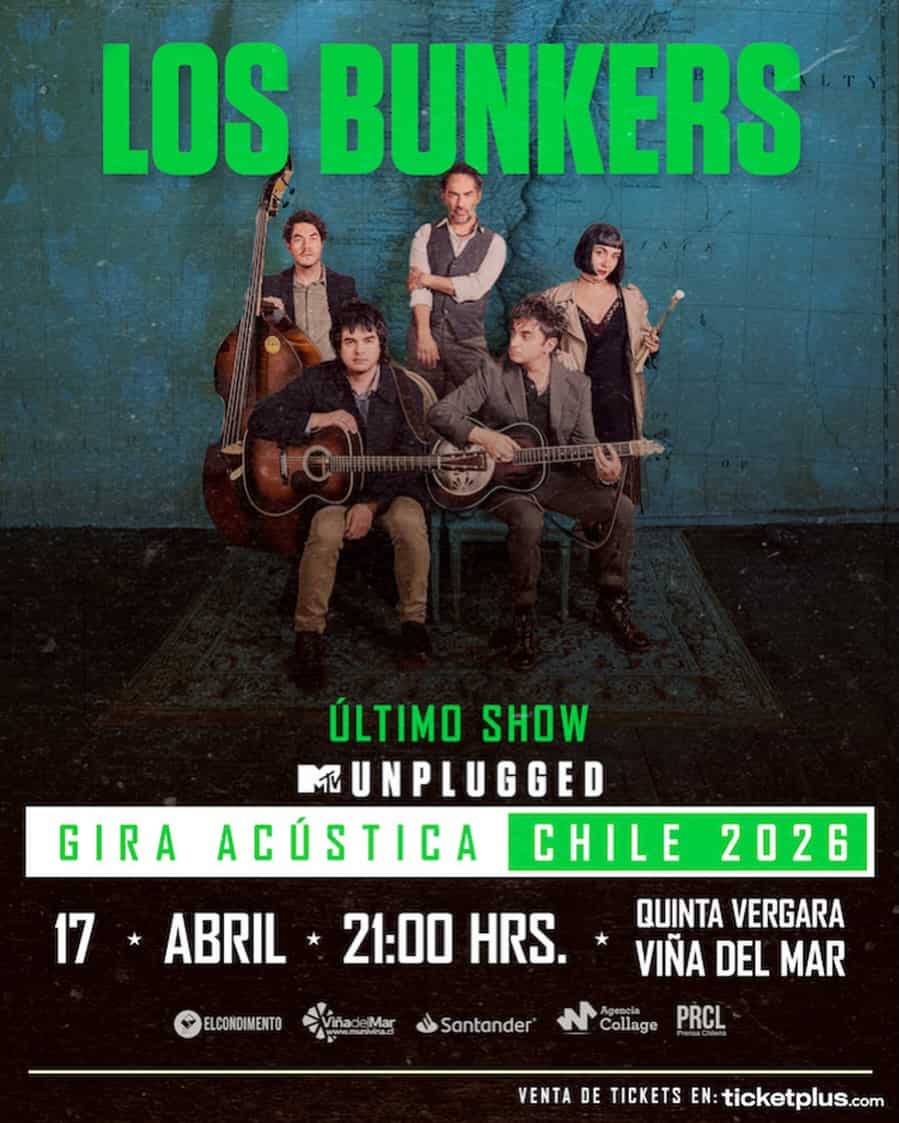 Los Bunkers cierran su histórica Gira Acústica MTV Unplugged con un show final en la Quinta Vergara