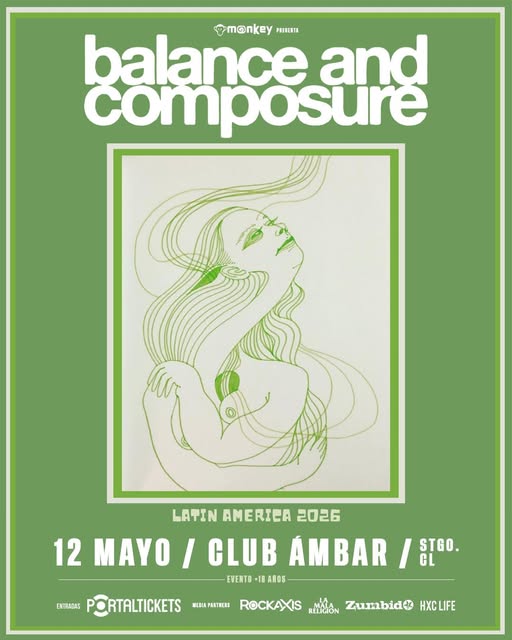 BALANCE AND COMPOSURE DEBUTA EN CHILE: UNA NOCHE ÍNTIMA E INOLVIDABLE