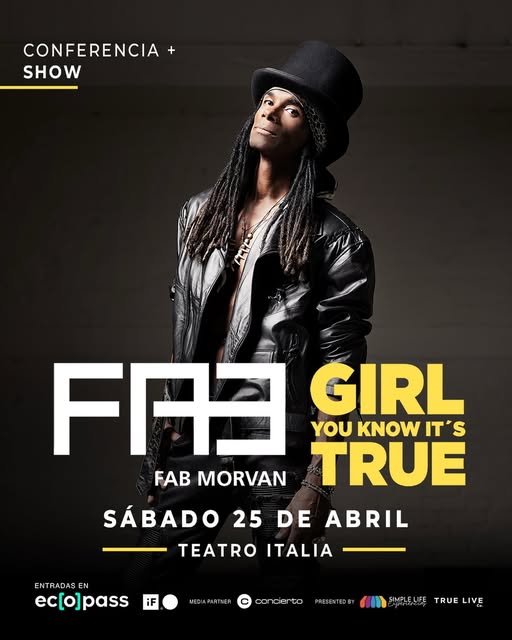 Fab Morvan, voz y rostro de Milli Vanilli, se presentará por primera vez en Chile