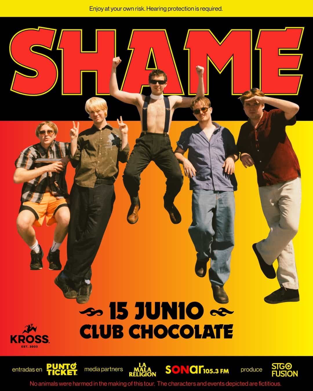Shame debuta en Chile con show en Club Chocolate