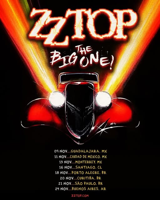 ZZ Top en Chile 2026: todo sobre su concierto en Santiago y la gira “The Big One!”
