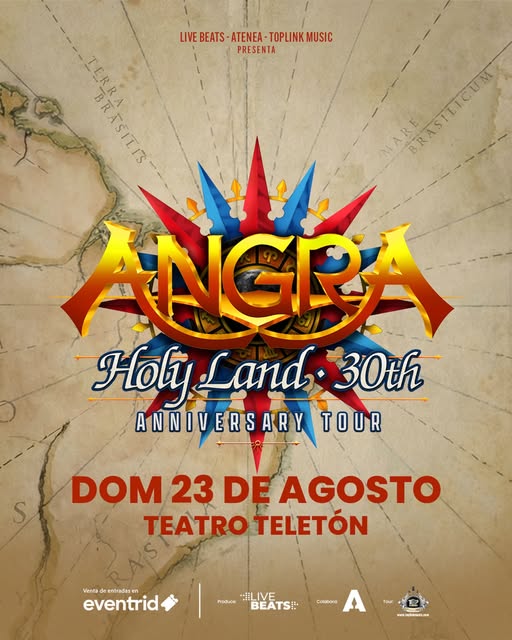 Angra regresa a Chile para celebrar los 30 años de “Holy Land”