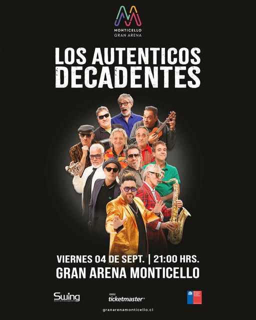 Los Auténticos Decadentes regresan a Gran Arena Monticello para celebrar los 30 años de “Mi Vida Loca”
