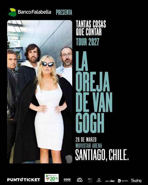 La Oreja de Van Gogh confirma concierto en Chile