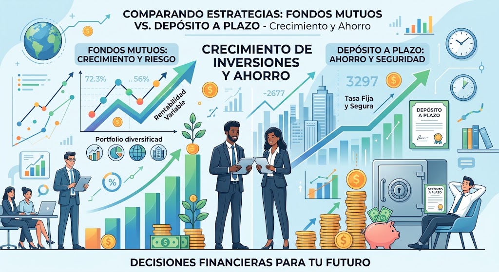 Fondos mutuos vs depósito a plazo: cuál conviene hoy